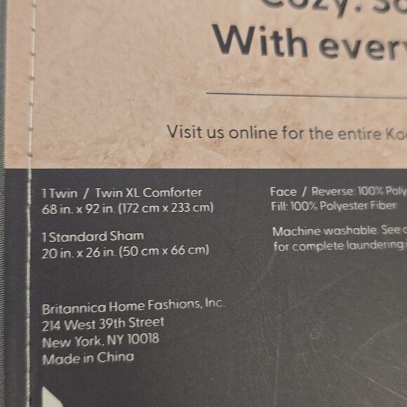 Koolaburra By Ugg Koolawash Campbell Twin/XL Comforter Set w/Shams- Desert Sage - Picture 11 of 11